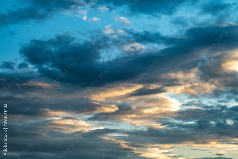 sky with clouds