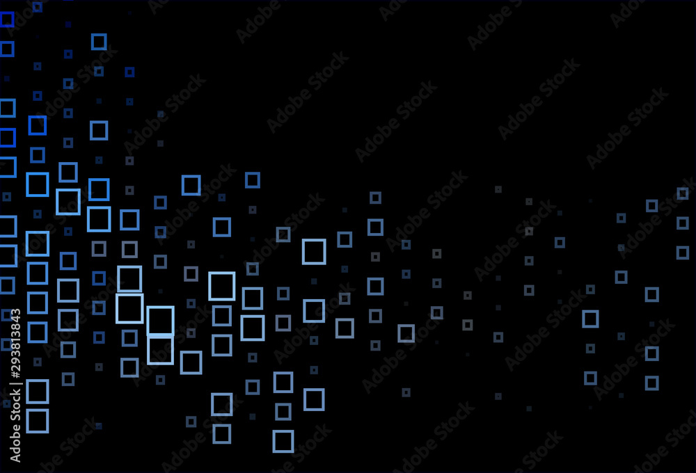 Dark BLUE vector background in polygonal style. Dark BLUE vector background in polygonal style.