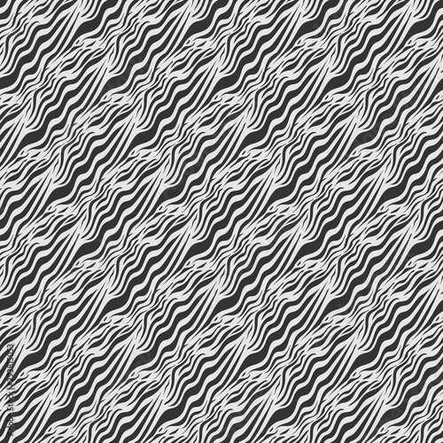 Seamless background pattern. Flat abstract pattern for wallpaper design. Modern style. Black and white color