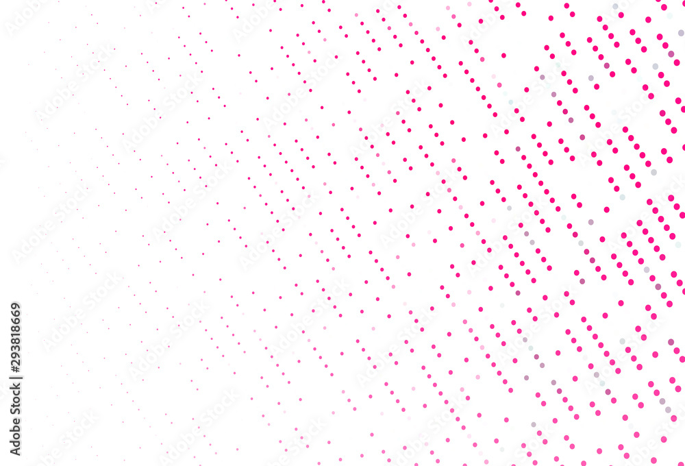 Light Purple, Pink vector pattern with spheres. Light Purple, Pink vector pattern with spheres.