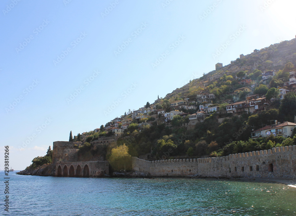 Alanya - a city on the Mediterranean Sea in Turkey, a tourist attraction