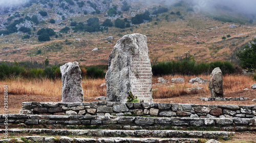 Memoriale Portella della Ginestra, Palermo Sicilia photo