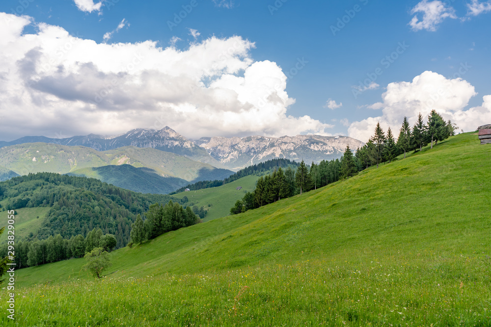 Mountain Valleys and Peaks