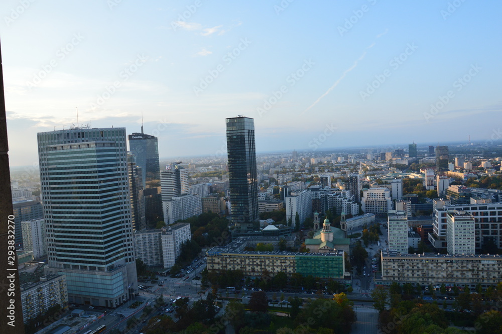 Fototapeta premium Warsaw Panorama