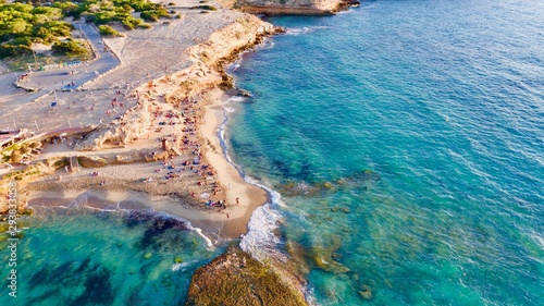Cala Comte, Mar, Playa, Gnete, Puesta del Sol 