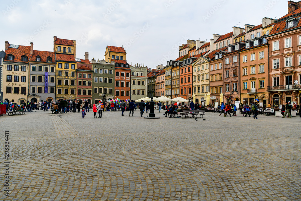 Fototapeta premium Warsaw, Poland old town