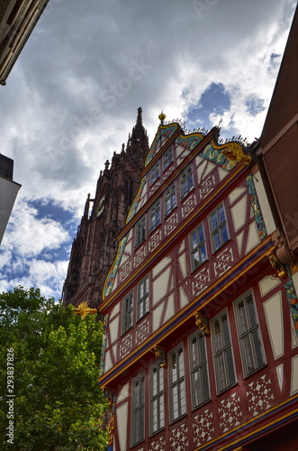 Frankfurt am Main, Germany, August 2019. The Römer photo