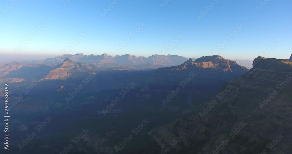 zoom in shot of Mountain Ranges of the cliff zoom in shot of Mountain Ranges of the cliff