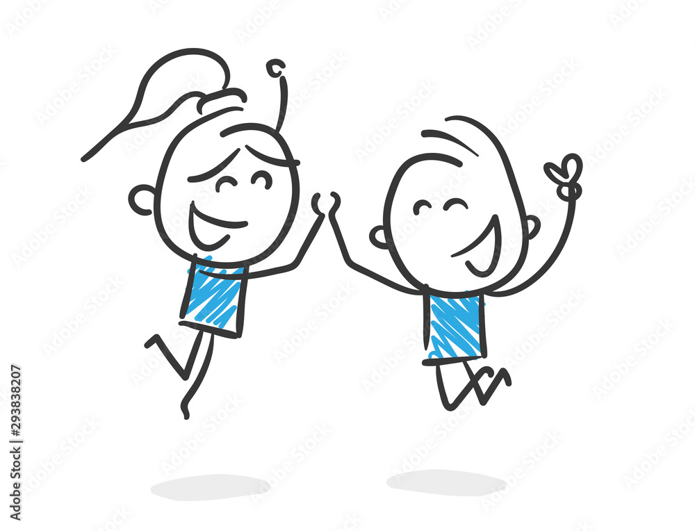 Stickman Blue: Happy, Joy. (Nr. 83)	