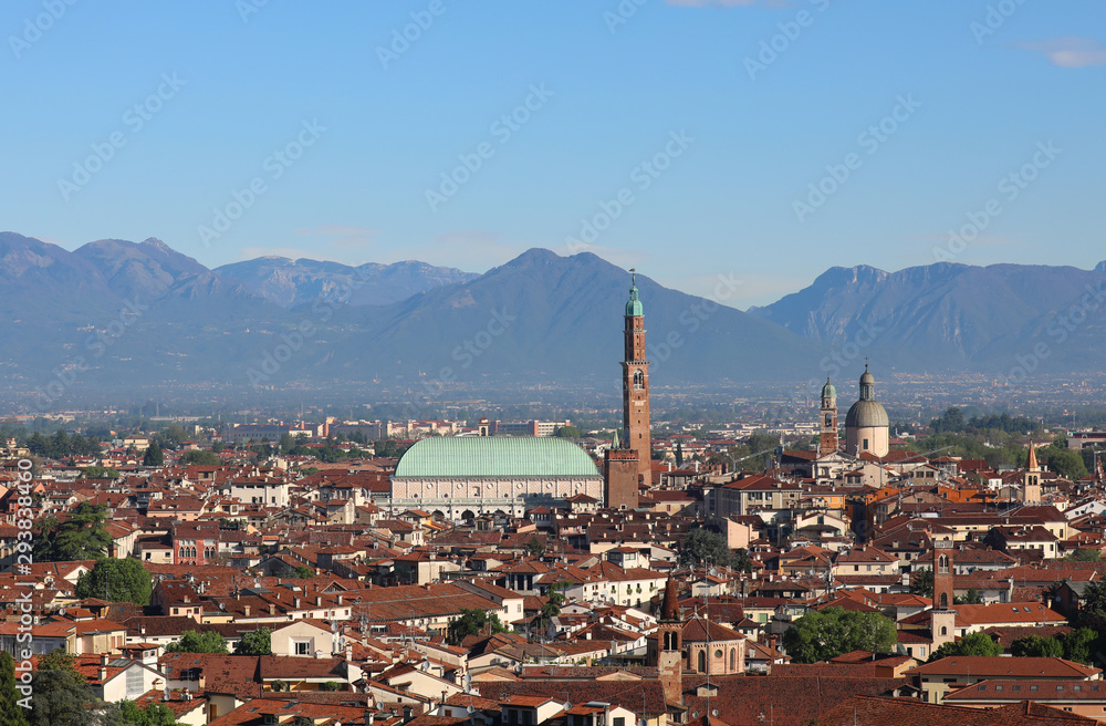Vicenza City in Veneto Region in Northern Italy
