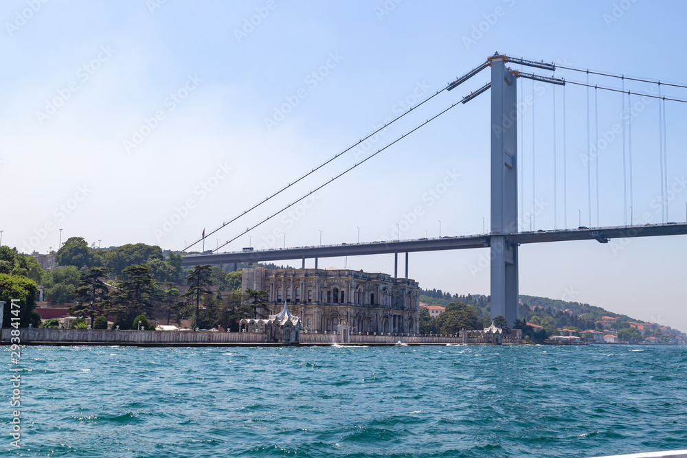 Ortakoy Mosque and Bosphorus Bridge in Istambul, Turkey. Ortakoy Mosque and Bosphorus Bridge in Istambul, Turkey.