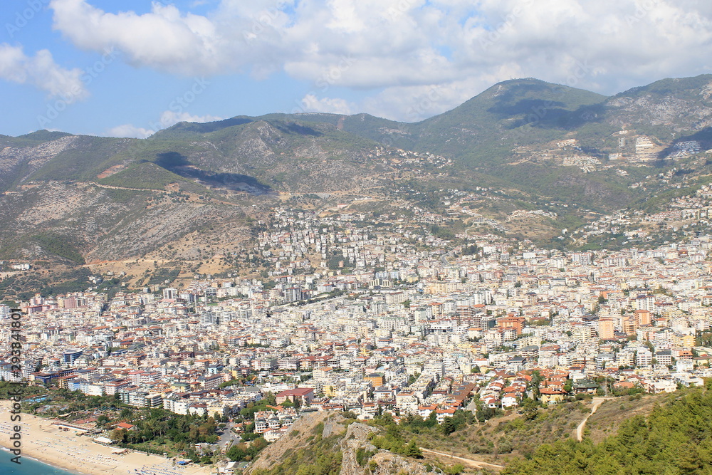 Alanya - a city on the Mediterranean Sea in Turkey, a tourist attraction