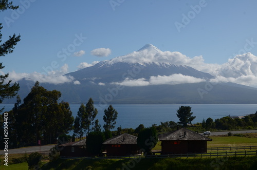 volcano in the lake