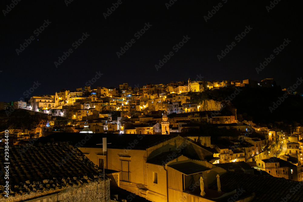 Ragusa Ibla by night