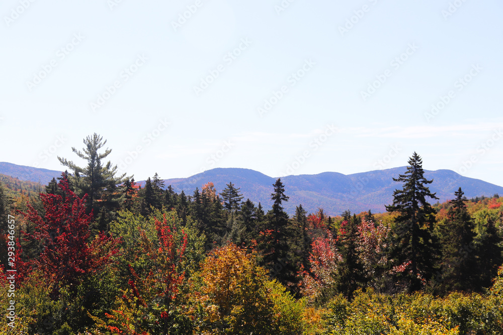 White Mountains New Hampshire in Fall