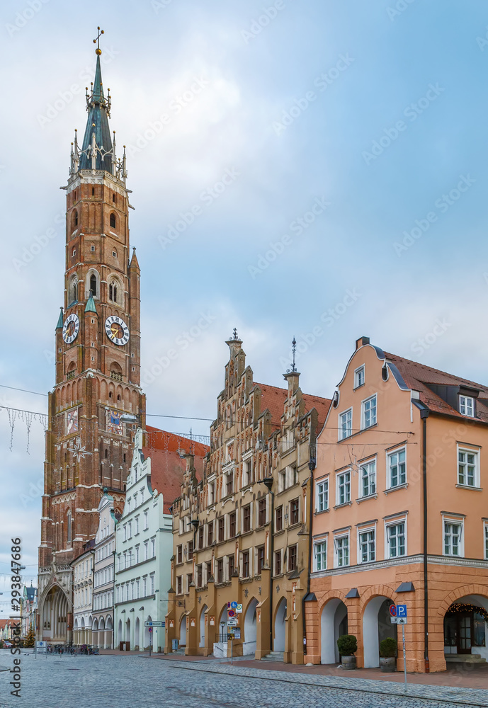 Fototapeta premium St. Martin Church, Landshut, Germany