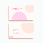 set of ice cream business cards, clean simple & modern business card vector template, soft pastel color card design