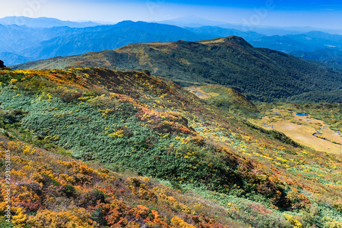 栗駒山の紅葉と竜泉ヶ原