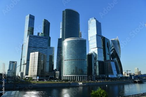 view of the city business center © константин константи