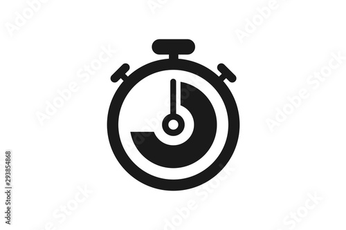 stopwatch icon, clock icon vector illustration