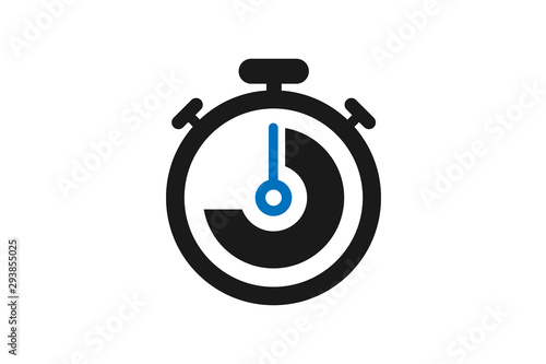 stopwatch icon, clock icon vector illustration