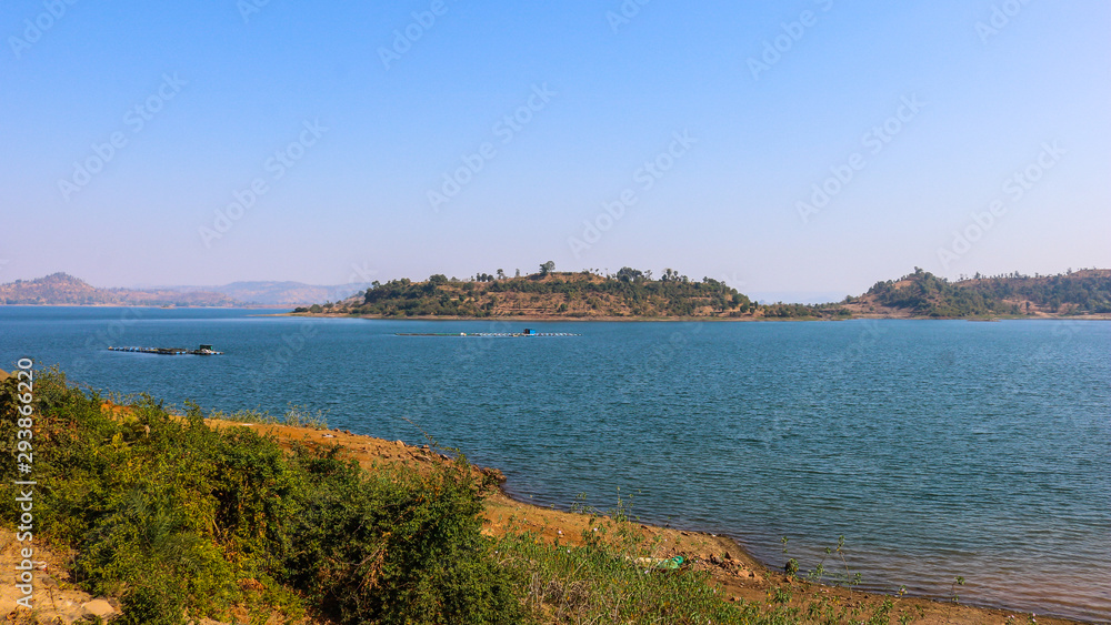 Panoramic view of dudhani lake