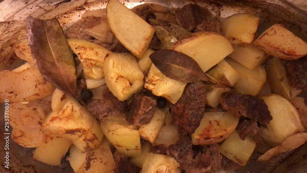 Beef stew close up Beef stew close up