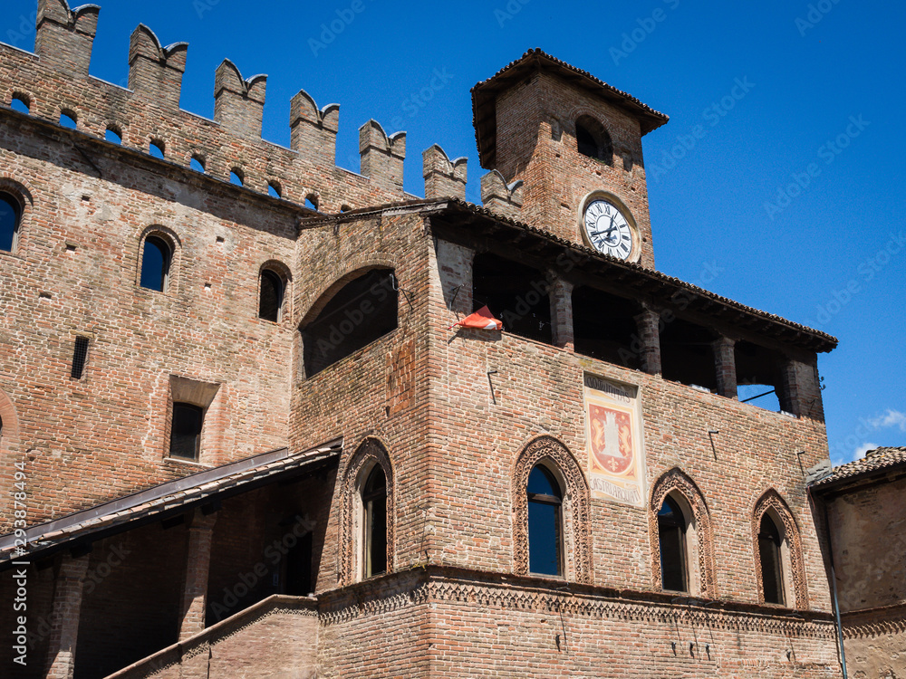 Palazzo del Podesta in Castell Arquato, Italy