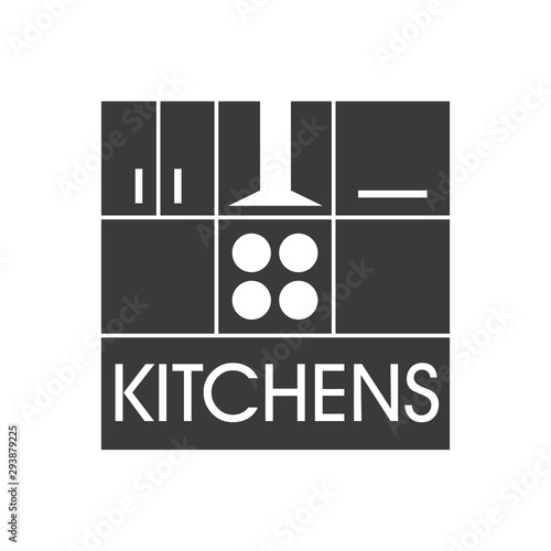 Vector logo of kitchen furniture, kitchen production
