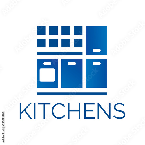 Vector logo of kitchen furniture, kitchen production
