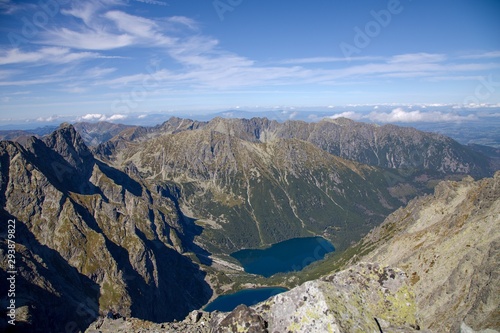 View from Rysy, High Tatras National park, Slovakia