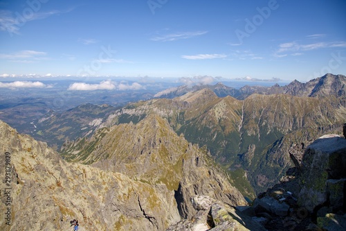 View from Rysy, High Tatras National park, Slovakia