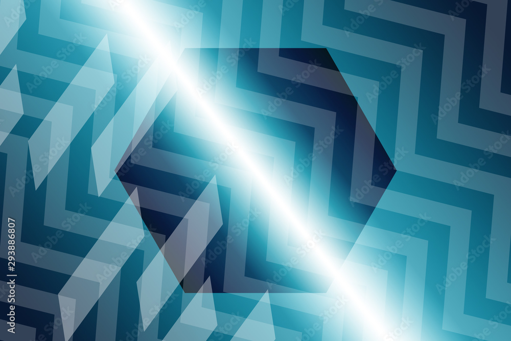 Fototapeta premium abstract, blue, line, pattern, soul, geometry, illustration, curve, backdrop, graphic, psychology, creativity, brain, art, design, black, bend, face, mental, chin, light, being, echo, concept