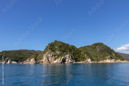 view of Abel Tasman National park, New Zealand