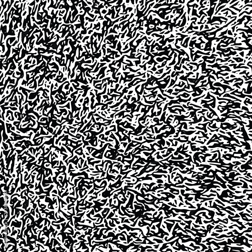 Grunge noise pattern. Abstract vector texture background in black and white