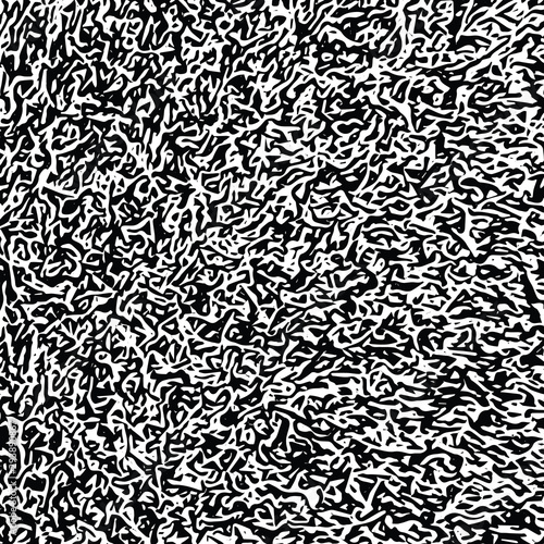 Fototapeta Naklejka Na Ścianę i Meble -  Grunge noise pattern. Abstract vector texture background in black and white