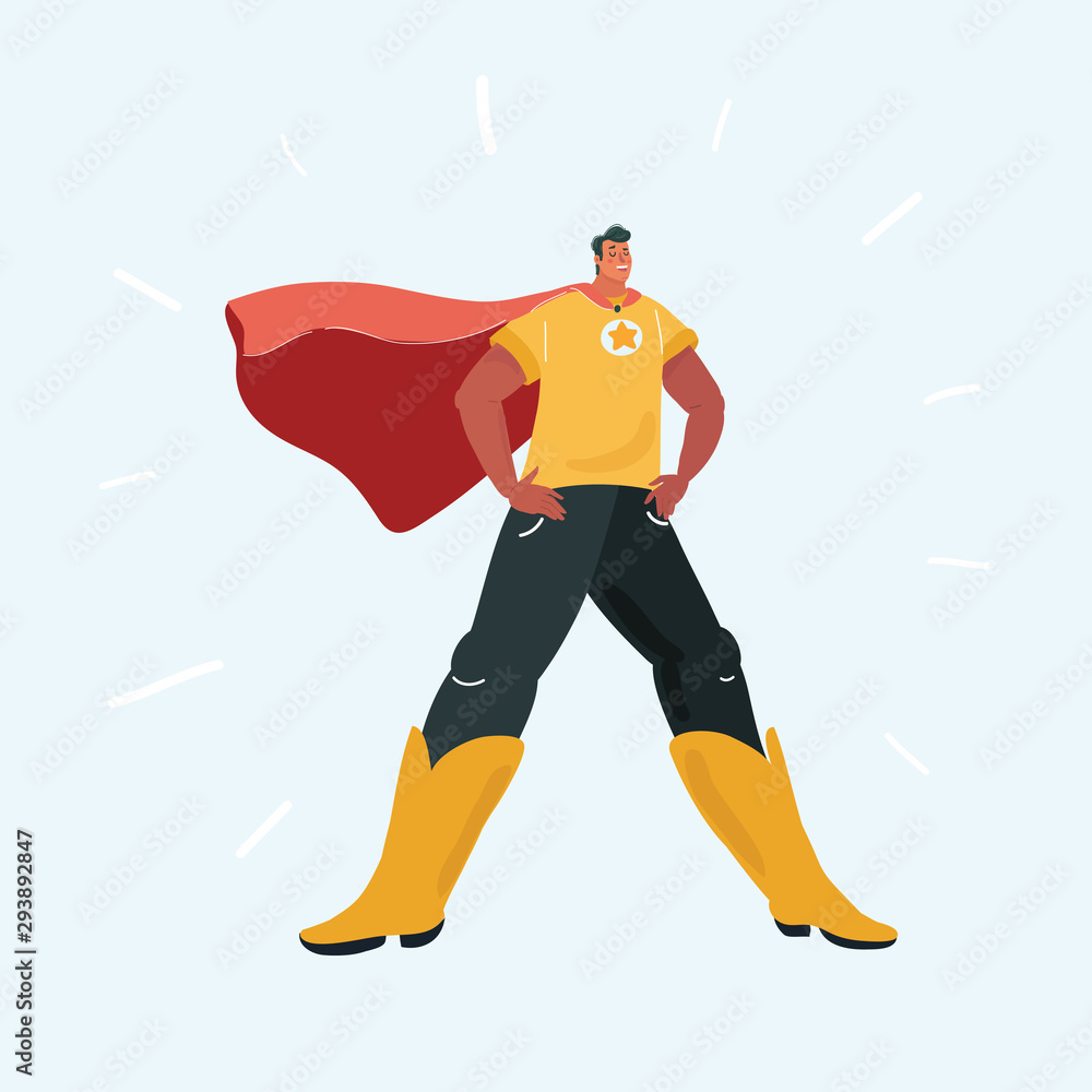 Fototapeta premium Man in Superhero suit.