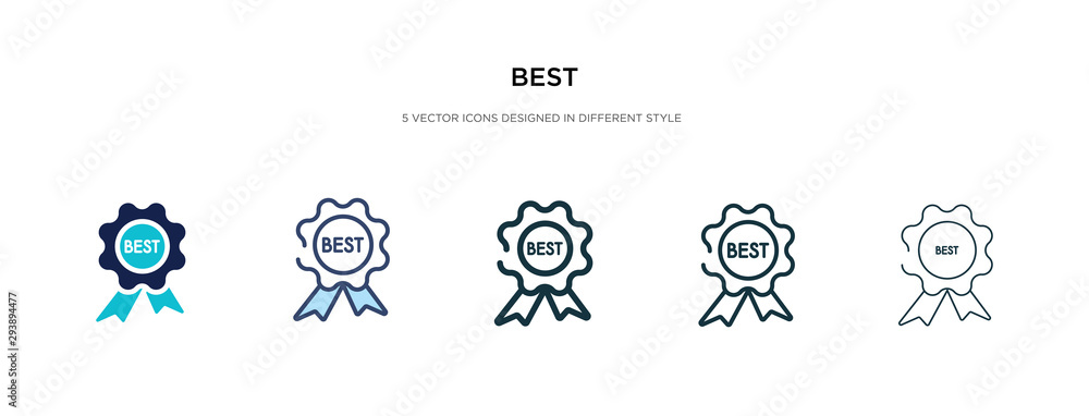 best icon in different style vector illustration. two colored and black best vector icons designed in filled, outline, line and stroke style can be used for web, mobile, ui best icon in different style vector illustration. two colored and black best vector icons designed in filled, outline, line and stroke style can be used for web, mobile, ui