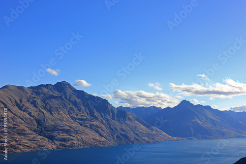 Lake wakatipu with cecil and walter peak in the background © Luciernaga