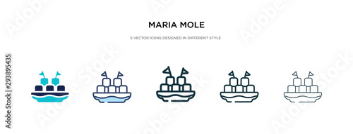 maria mole icon in different style vector illustration. two colored and black maria mole vector icons designed in filled, outline, line and stroke style can be used for web, mobile, ui