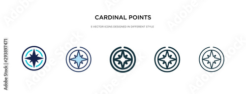 cardinal points on winds star icon in different style vector illustration. two colored and black cardinal points on winds star vector icons designed in filled, outline, line and stroke style can be