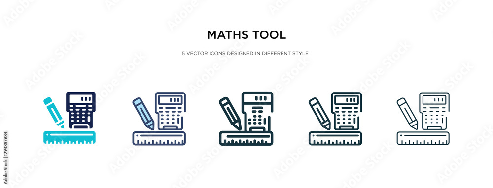 maths tool icon in different style vector illustration. two colored and black maths tool vector icons designed in filled, outline, line and stroke style can be used for web, mobile, ui maths tool icon in different style vector illustration. two colored and black maths tool vector icons designed in filled, outline, line and stroke style can be used for web, mobile, ui