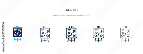 tactic icon in different style vector illustration. two colored and black tactic vector icons designed in filled, outline, line and stroke style can be used for web, mobile, ui