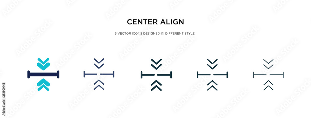 center align icon in different style vector illustration. two colored and black center align vector icons designed in filled, outline, line and stroke style can be used for web, mobile, ui center align icon in different style vector illustration. two colored and black center align vector icons designed in filled, outline, line and stroke style can be used for web, mobile, ui