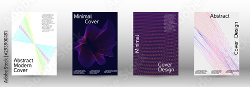 Cover design template set 