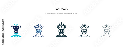 varaja icon in different style vector illustration. two colored and black varaja vector icons designed in filled, outline, line and stroke style can be used for web, mobile, ui