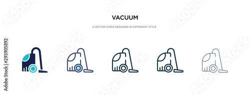 vacuum icon in different style vector illustration. two colored and black vacuum vector icons designed in filled, outline, line and stroke style can be used for web, mobile, ui