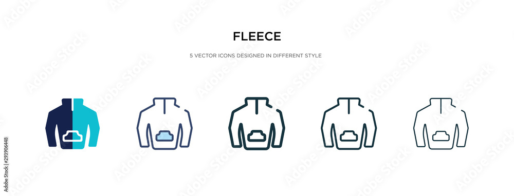 fleece icon in different style vector illustration. two colored and black fleece vector icons designed in filled, outline, line and stroke style can be used for web, mobile, ui fleece icon in different style vector illustration. two colored and black fleece vector icons designed in filled, outline, line and stroke style can be used for web, mobile, ui