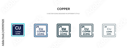 copper icon in different style vector illustration. two colored and black copper vector icons designed in filled, outline, line and stroke style can be used for web, mobile, ui