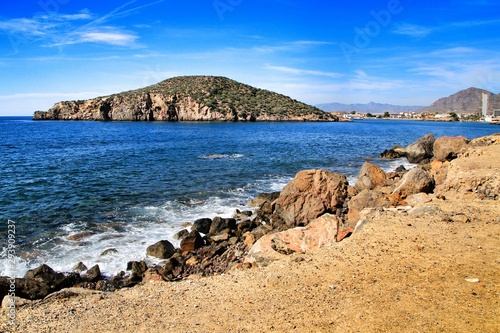 Rocky beach in Mazarron, Murcia, southern Spain © SoniaBonet